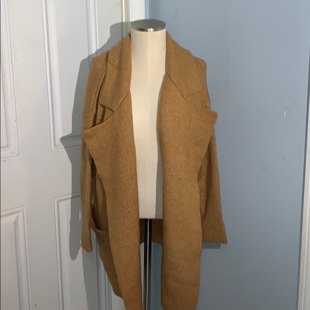 Tan cardigan